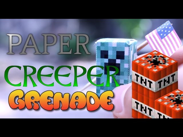 Creeper - Printable Minecraft Creeper Papercraft Template