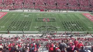 OSU Halftime Show Rush at Maryland Game
