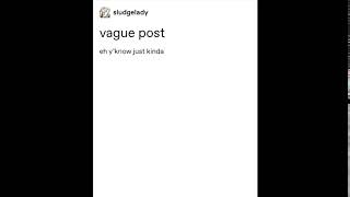 Vague Post