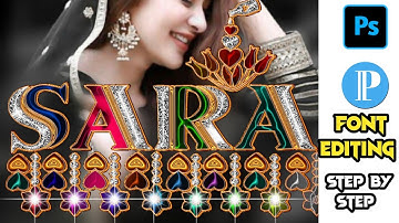 Haw to make glass font editing 2022 in pixellab Pscc | ps tuch text editing