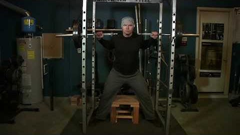 Reverse Band Box Squat