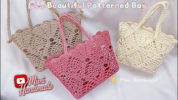 ♡ Beautiful Patterned Bag ♡ Part 2 End 🌿 Móc Túi Hoạ Tiết Chiếc Lá(Quét Keo Định Hình & May Lót Túi)