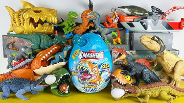 ASMR Satisfying Unboxing Jurassic World Rebirth T-rex Mosasaurus Purusaurus Raptor Spinosaurus