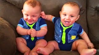 funniest siblings baby playing together #18 | 😝😝funny baby video | baby awesome