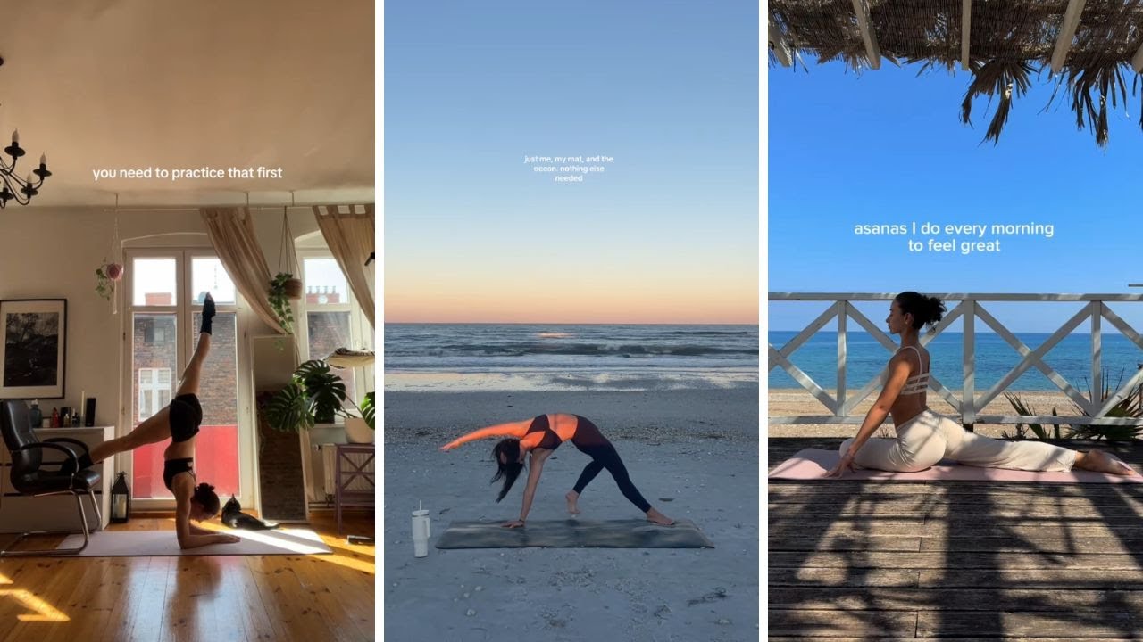 Daily Yoga Routine Tiktok Compilation