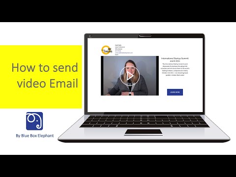 Blue Box Elephant Video Email intro #videomaker #sales