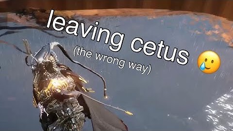 POV you’re bored in Cetus (warframe map glitch)
