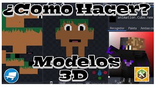 Como hacer Modelos 3D para Minecraft Bedrock | Como Hacer Addons|
