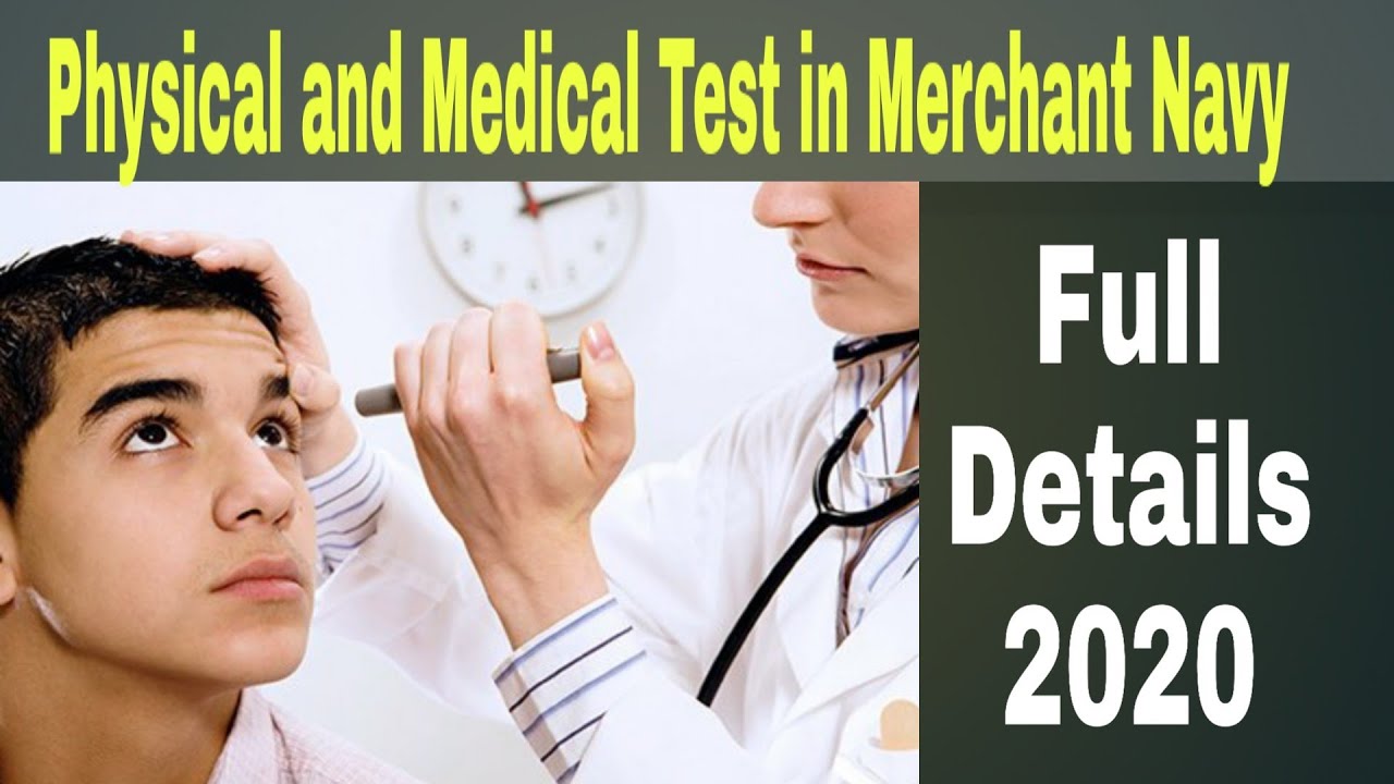 Merchant Navy Physical and Medical Test 2020 No colour Blindness