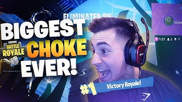 THE BIGGEST FAIL EVER in Fortnite: Battle Royale!