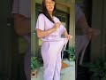 Women's 2 Piece Outfits Lounge Set 3/4 Batwing Sleeve Capelet Crew Neck Pullover Tops Wide Leg Pants