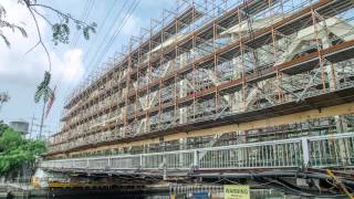 Ayala Bridge Lifting Timelapse