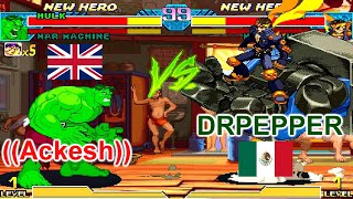 Marvel vs Capcom - ((Ackesh)) vs DRPEPPER FT5