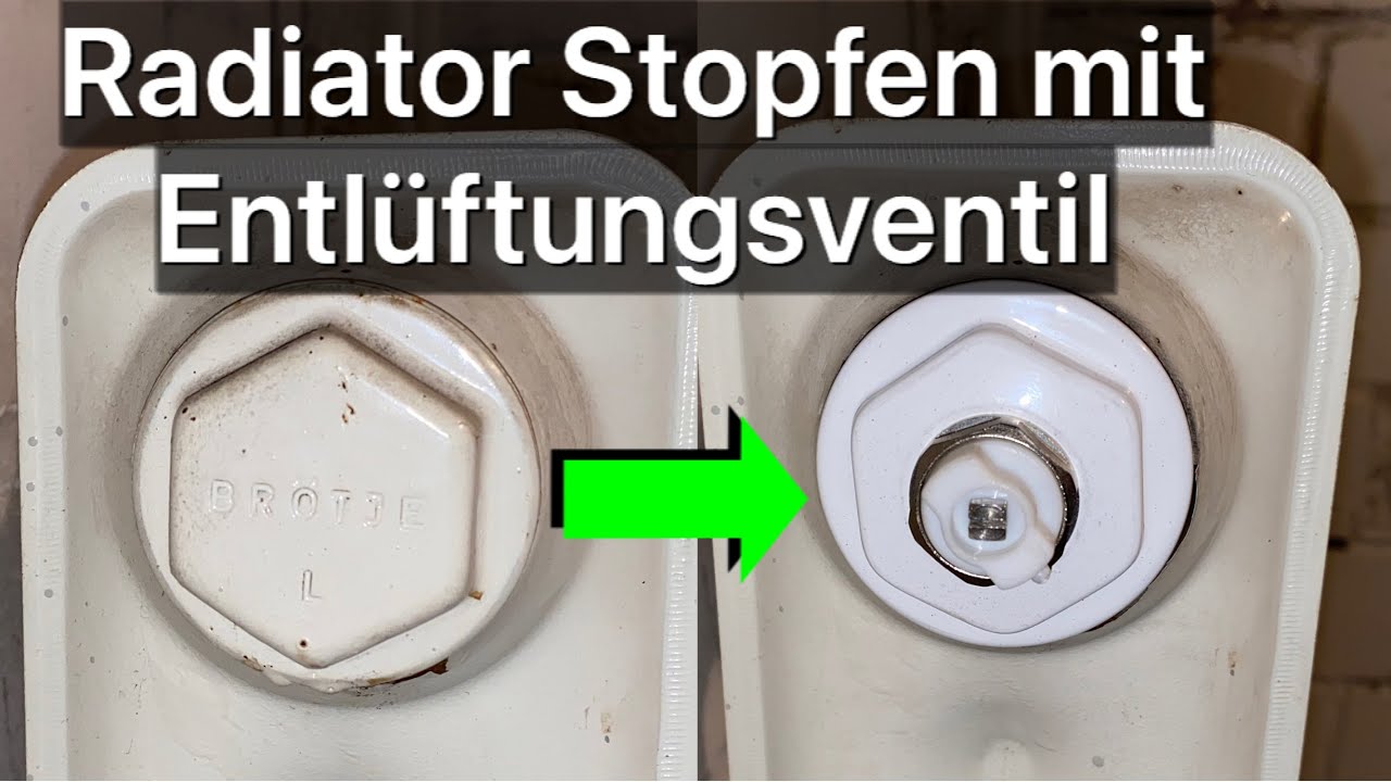 Heizung: Ventilkappe ohne Mutter abschrauben? (Handwerk, Heizungsventil)