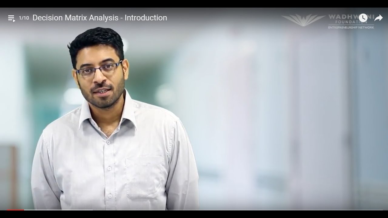 Decision Matrix Analysis - An Example