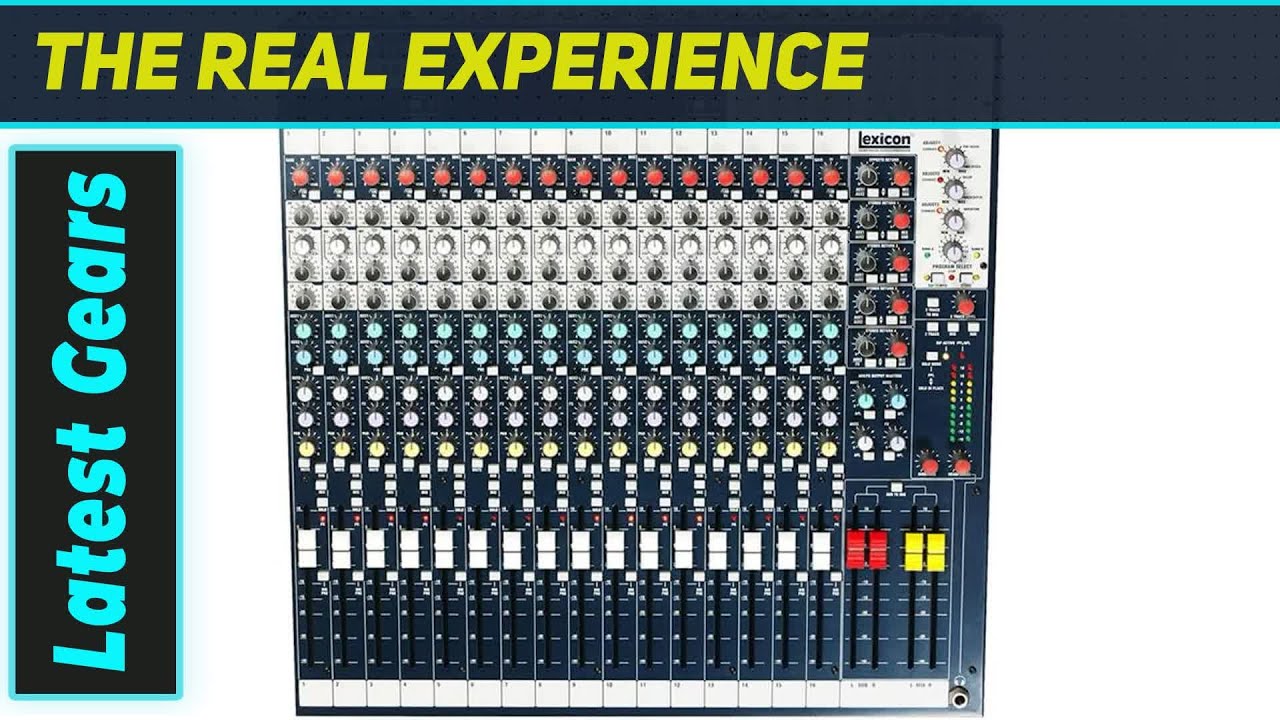 Soundcraft FX16ii: The Ultimate Compact Mixer for Live & Studio