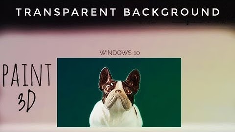 Convert JPG to PNG I Paint 3D I Image Transparant