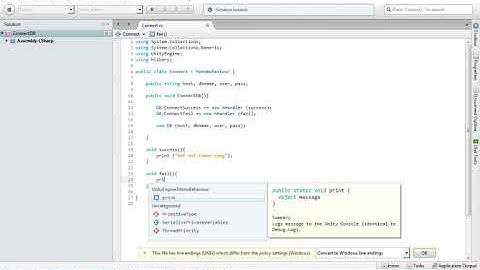 [Unity - Mysql] Kết nối unity 5x với Mysql server đơn giản với hLibary