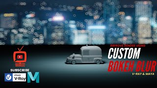 Create Custom DOF/Bokeh Blur Using Aperture Maps in V-Ray For Maya |2024| #VRay #maya #3d #render screenshot 5