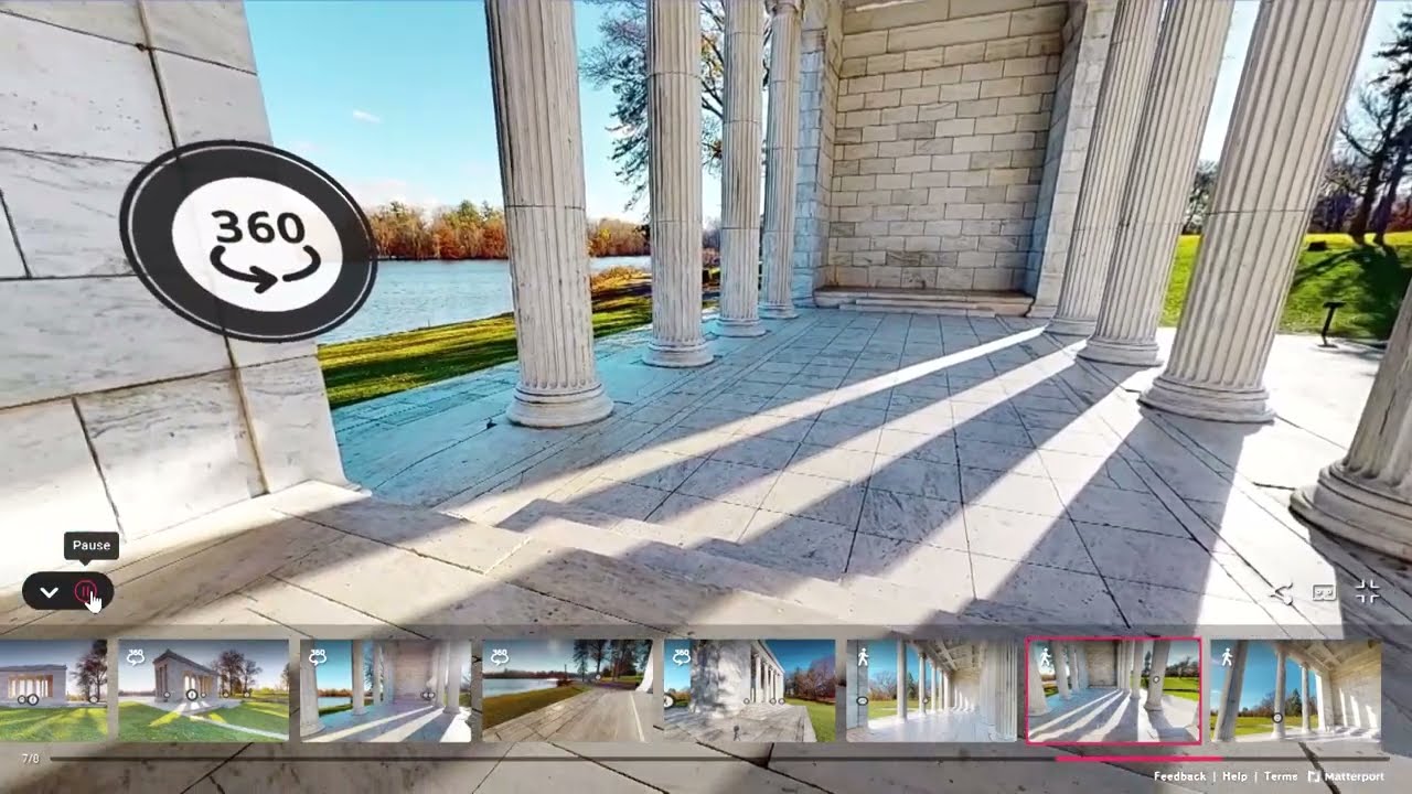 THE TEMPLE OF MUSIC | ROGER WILLIAMS PARK | PROVIDENCE RI | 3D VIRTUAL TOUR | MATTERPORT MONDAY | 3D