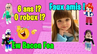 HISTOIRE ROBLOX | Ma meilleure amie est devenue toxique pour moi quand elle a Robux 😡