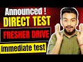 Direct Test Hiring Announced | OFF Campus Drive For 2025, 2024, 2023 Batch | Fresher Jobs