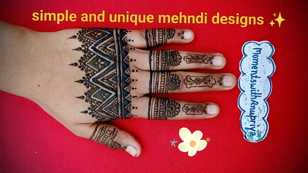 🫶Unique and stylish mehndi design.✨🎋#mehndi #newthumbmehndi #henna #artist #shorts #trending 🤟🍁😍