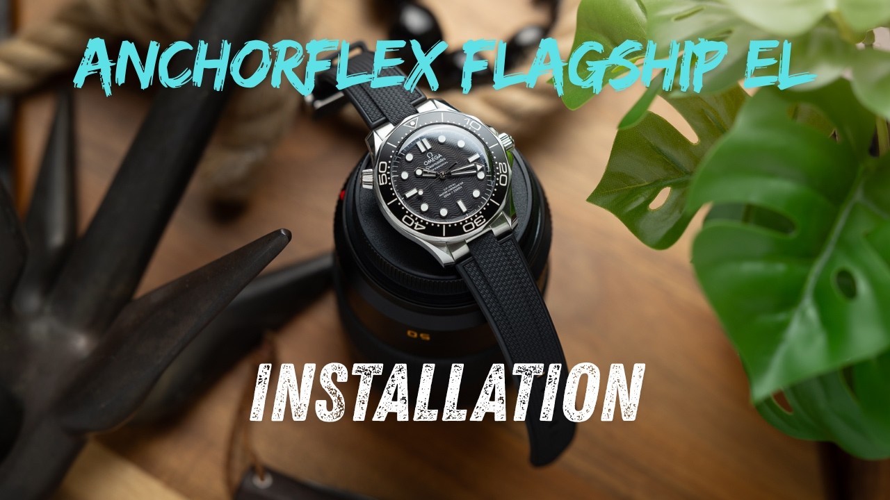 AnchorFlex™ End-Link for Omega Seamaster 41mm - Navy Blue – Anchor