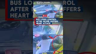 Bus crash near Chinnaswamy Stadium – Driver suffers heart attack 💔 | Bengaluru, India