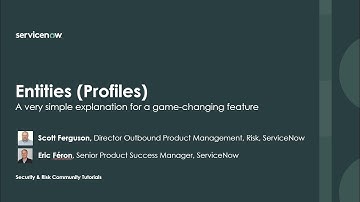 Entities (fka Profiles) - A simple explanation: All people, places and things...