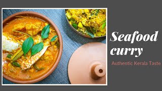 Kadal Koottu | Kerala Seafood Curry | Prawns Crab Squid Recipe| Seafood Drumstick |The Food Edition|