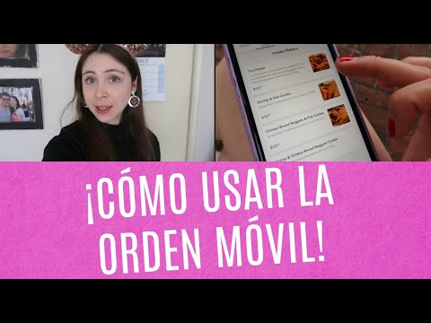 ¡CÓMO USAR EL MOBILE ORDER EN DISNEY WORLD! / PAGA SIN CONTACTO