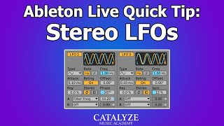 Ableton Quick Tip: Stereo LFOs