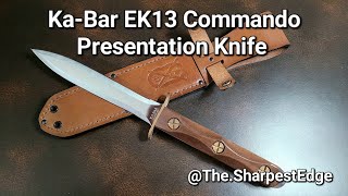 THE SHARPEST EDGE:  Ka-Bar EK13 Commando Presentation Knife 