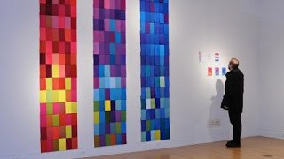 RGB to CMYK: Test Patterns (2012) and No-Glue Hanging System (time lapse)