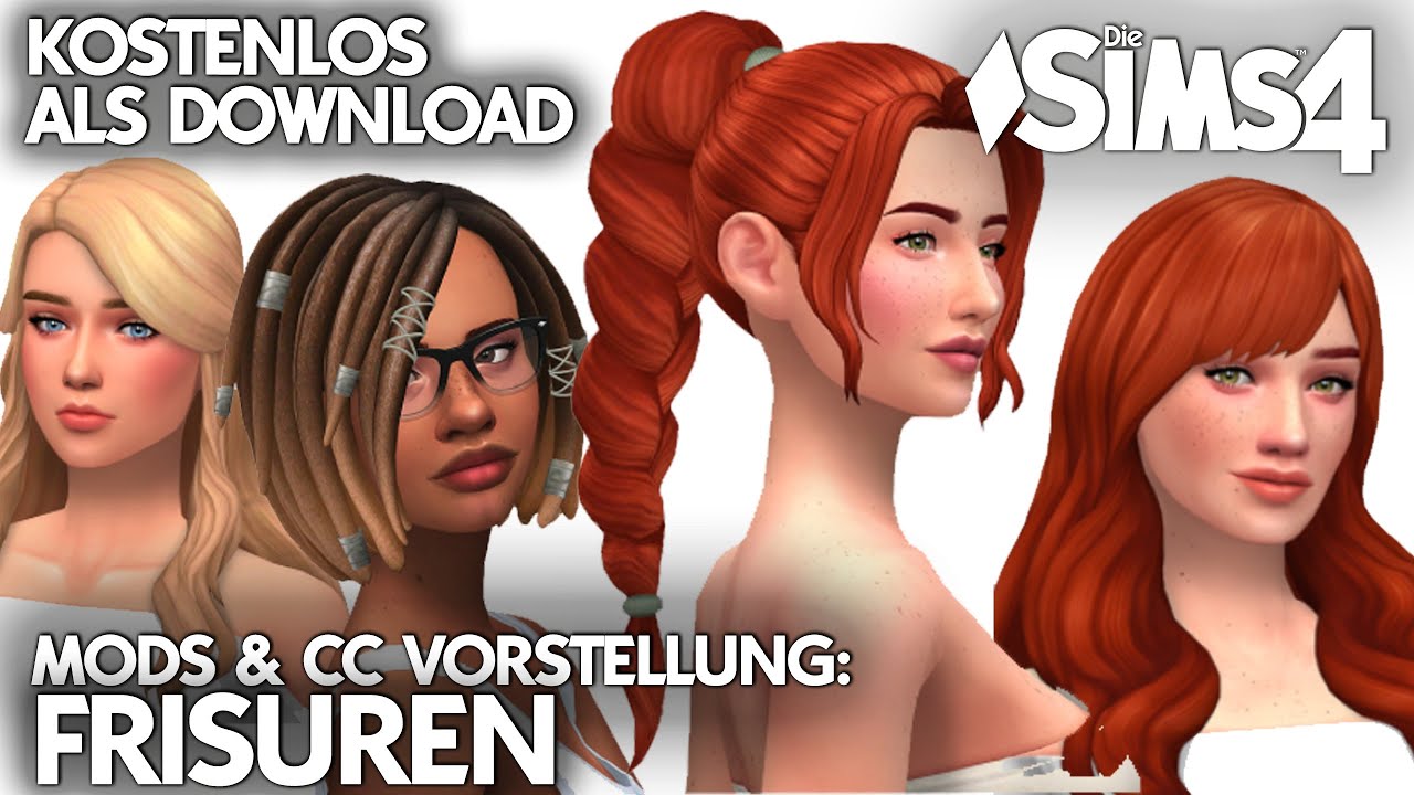 Mega Schone Die Sims 4 Frisuren Kostenlos Mods Cc Vorstellung Hairstyles Youtube