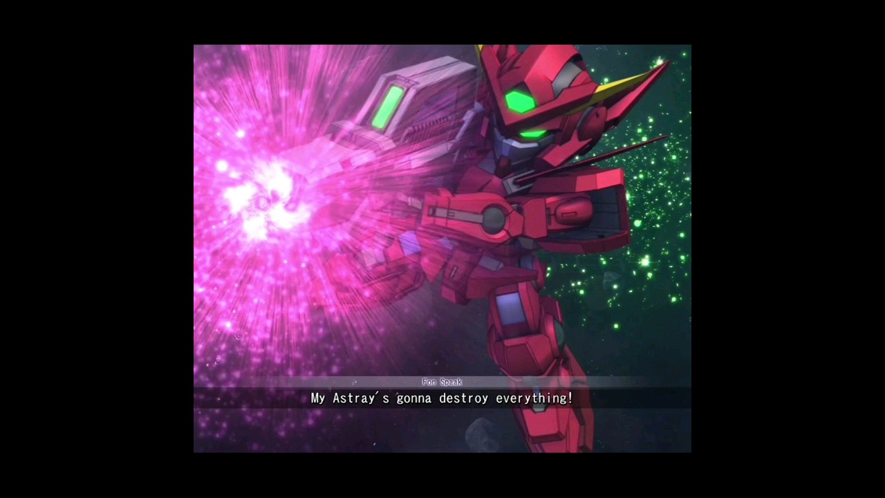 Gundam Astrea Type F2 vs. Black Sefer Rasiel | Gundam 00F | SD Gundam G Generation Cross Rays
