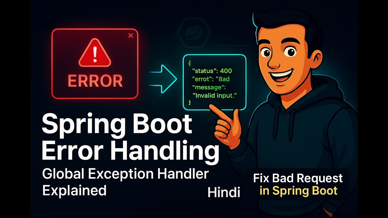 Spring Boot Global Exception Handling in Hindi 🚀 | Handle Errors Like a ...