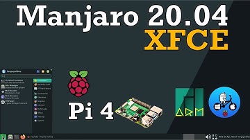 Manjaro 20.04 Lysia XFCE. Raspberry Pi 4