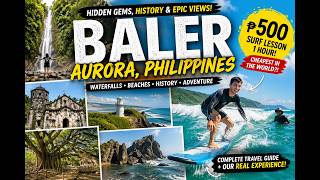 This PH Destination is UNDERRATED 🇵🇭 | Baler Travel Guide + Budget Surfing #baler2026 #auroraph