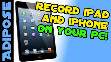 How to record an iPad on PC! NO JAILBREAK!