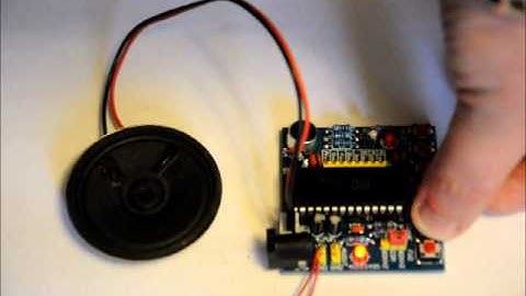 The ISD1700 Record and Playback Module - Records 60-75 Seconds Of Audio