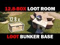 12.8 Box Loot Room + Loot Bunker Base Design