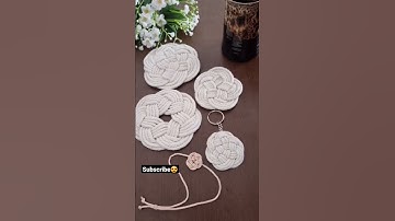 Magic of 1 knot.#macrame #youtubeshorts #viral #shortsyoutube