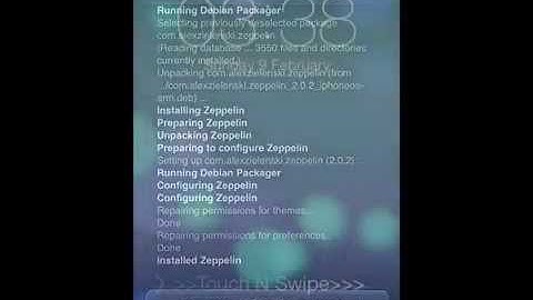 How to Change Your Carrier name Into ANY Logo. IOS JAILBREAK (Zeppelin)