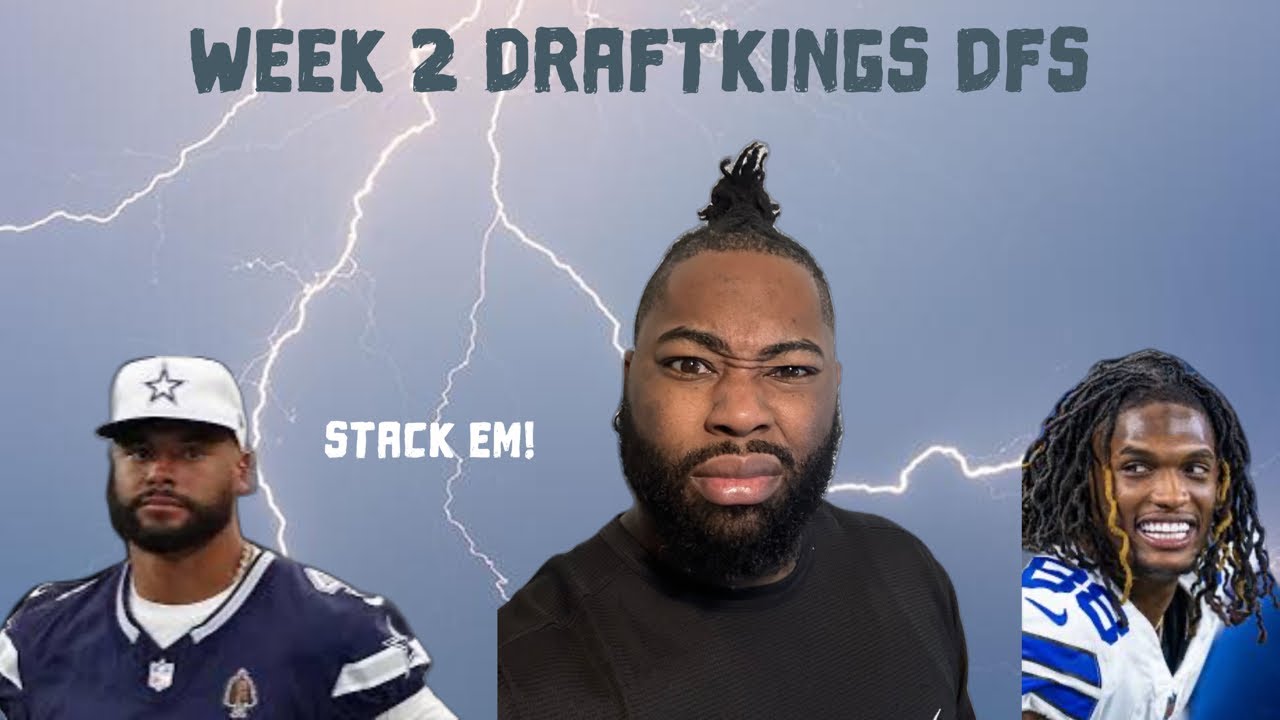 Draftkings DFS week 2 9/15 - YouTube
