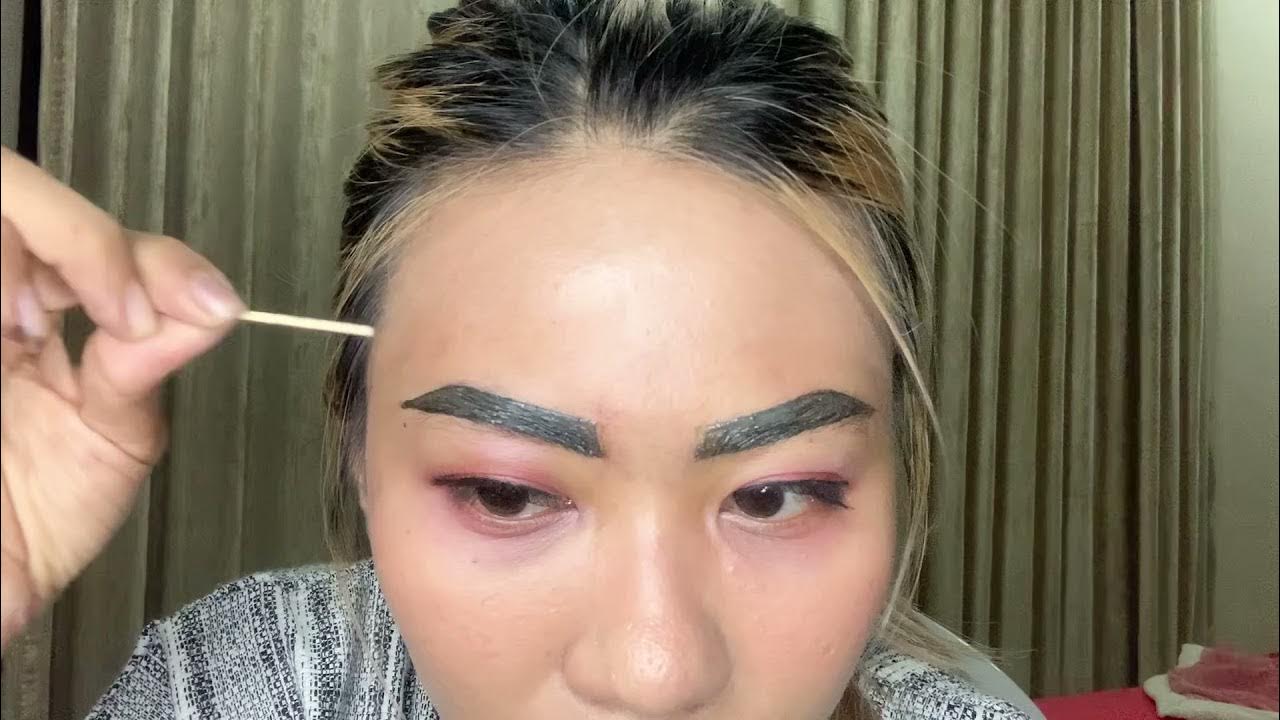 Testing sabbuha brow tint ala2 sulam alis HALAL keracunan shopee 🎶