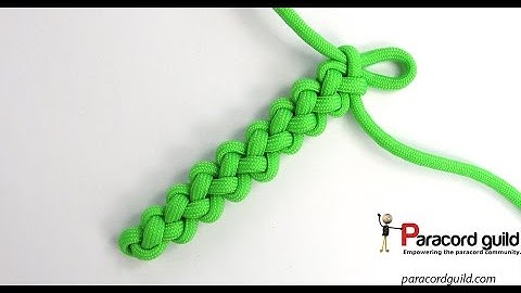 Zipper sinnet- the two strand braid