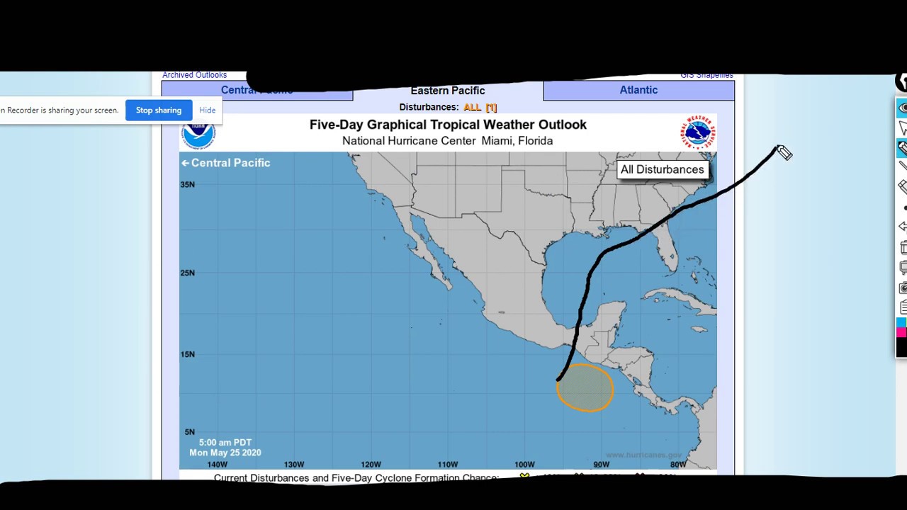 Possible Hurricane Amanda, making landfall in Mexico?! 2020 Pacific Hurricane Season! - YouTube