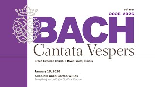 Bach Cantata Vespers - Alles nur nach Gottes Willen, BWV 72
